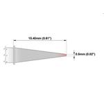 Kónické ostří 0.5mm - 325°C - 358°C - M6CS155