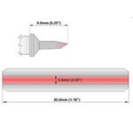 Čepelový hrot 30.00 mm - 325°C - 358°C - M6LB128