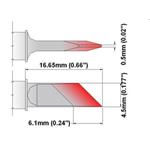 Nůž 4.50mm, 6.1mm - 325°C - 358°C - K60DS061