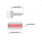 Kleštový pár - čepelový hrot 10.41mm dlouhé, nové - 325°C - 358°C - K60TZ100