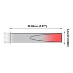 Sekáček 12° dlouhý dosah 3.8mm - 420°C - 475°C - M8CH038