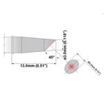 Zkosený 45° 4.00mm (0.16") nové - 350°C - 398°C - K75BV040