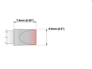 Sekáček extra velký 5.0mm - 325°C - 358°C - M6CH25