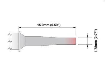 Sekáček dlouhý dosah 60° 1.78mm - 420°C - 475°C -