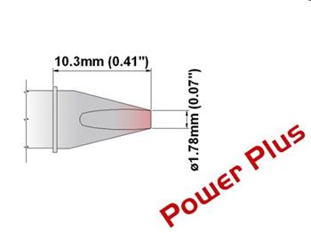 Sekáček 30° 1.78mm (0.07"), Power Plus - 325°C - 3