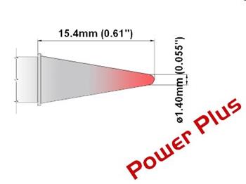 Kónické ostří 1.4mm (0.055"), Power Plus - 420°C -