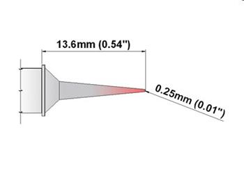 Mikro hrot 0.25mm - 325°C - 358°C - K60MF003