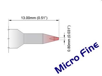 Sekáček 30° 0.8mm (0.031") nové - 325°C - 358°C -