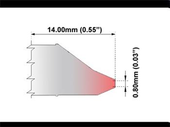 Odpájecí hrot - vnitřní průměr 0.80mm, nové - 350°