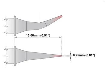 Kleštový pár - Mikro hrot 0.25mm, nové - 350°C - 3