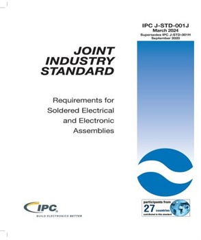 J-STD-001J : Requirements for Soldered Electrical and Electronic Assemblies