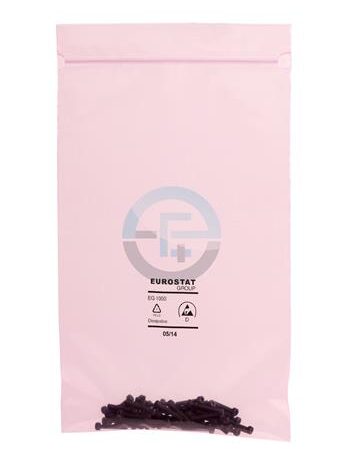 Růžový PE sáček 75µ 127x203/100 strˇední záteˇž - se zipem