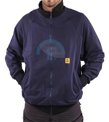 Mikina modrá fleece XL
