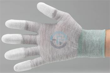 ESD rukavice s PU vrškem M