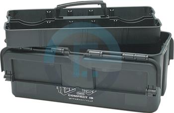 Bedna na nářadí černá 426x215x170mm, 1 vyjímatelná zásuvka