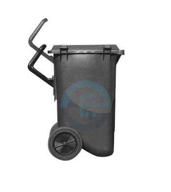 ESD PP odpadní nádoba černá vodivá 240L, 700x660x860mm