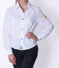 ESD dámske tričko, business štýl, 2/3 dĺžky, 63% polyester, 33% bavlna, 4% vodivé vlákno