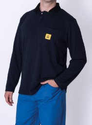 ESD pánska polokošeľa, dlhý  rukáv, 96% bavlna, 4% vodivé vlákno