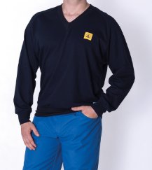 ESD pánsky mikina, 88 % bavlna, 8% Lycra, 4% vodivé vlákno